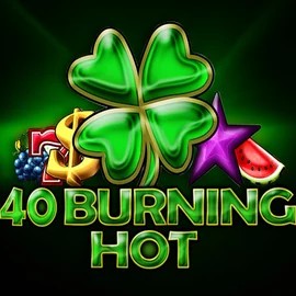 40 Burning Hot game by Amusnet Interactive – logo hosted on Baxterbet Casino