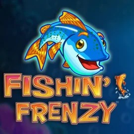 Fishin Frenzy logo – Slots by Blueprint Gaming at Baxterbet Casino