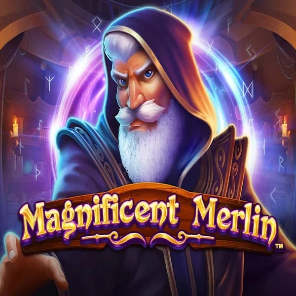 Magnificent Merlin online game logo by Greentube on baxterbetcasino.eu.com