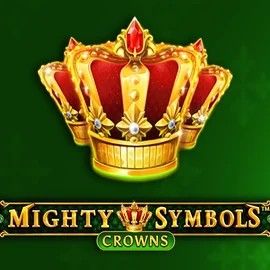 Mighty Symbols Crowns slot logo by Wazdan at Baxterbet Casino